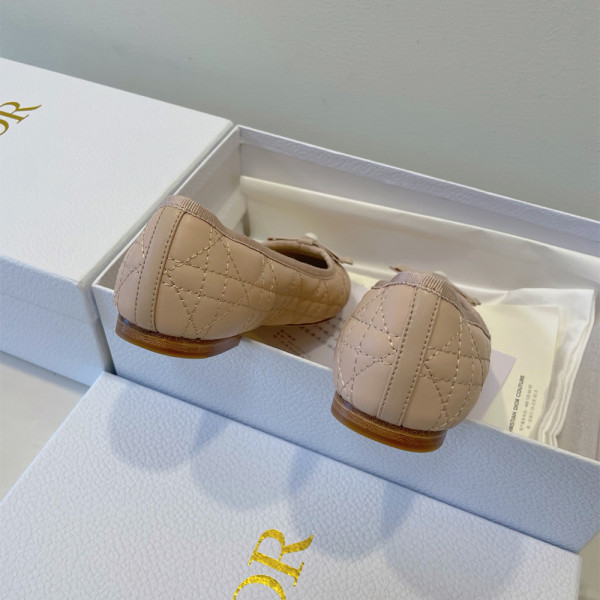 Christian Dior, Women's Ballet Flat, Beige