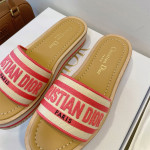 Christian Dior, Dway Platform, Women's Slipper, Pink