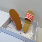 Christian Dior, Dway Platform, Women's Slipper, Pink