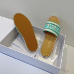 Christian Dior, Dway Platform, Women's Slipper, Green