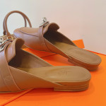 Hermes, Oz Mule, Women's Slipper, Camel