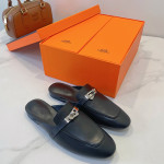 Hermes, Oz Mule, Women's Slipper, Black