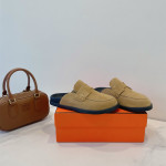 Hermes, Go Mule, Women's Slipper, Camel