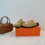 Hermes, Go Mule, Women's Slipper, Camel