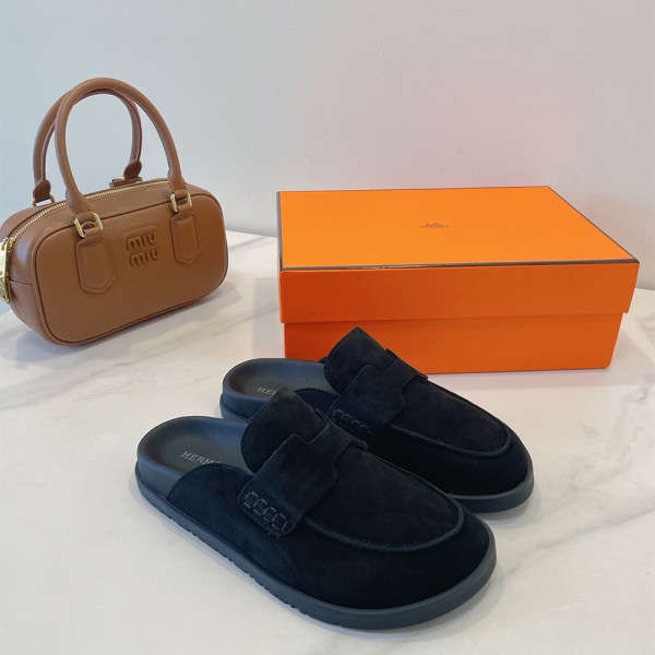 Hermes, Go Mule, Women's Slipper, Black