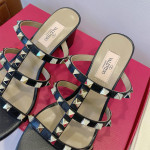 Valentino, Rockstud, Women's Slipper, Black