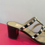 Valentino, Rockstud, Women's Slipper, Black