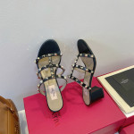 Valentino, Rockstud, Women's Slipper, Black