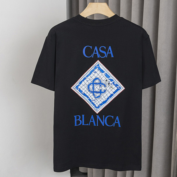 Casablanca, Heren T-shirt, Zwart