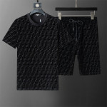 Fendi, Men's Short Set, Black