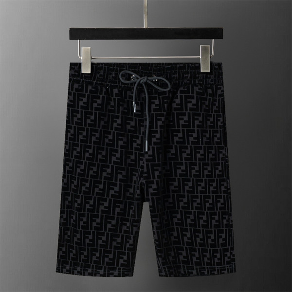 Fendi, Men's Short Set, Black