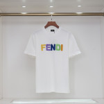 Fendi, Men's T-Shirt, White