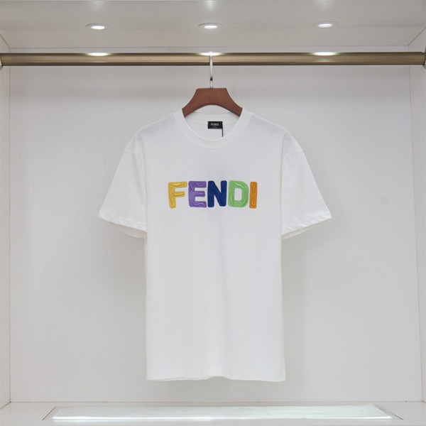 Fendi, Men's T-Shirt, White
