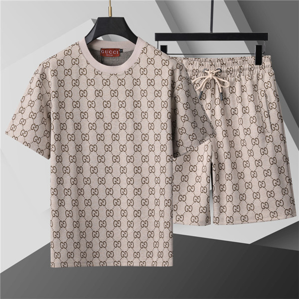 Gucci, Men's Short Set, Beige