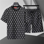 Gucci, Men's Short Set, Black