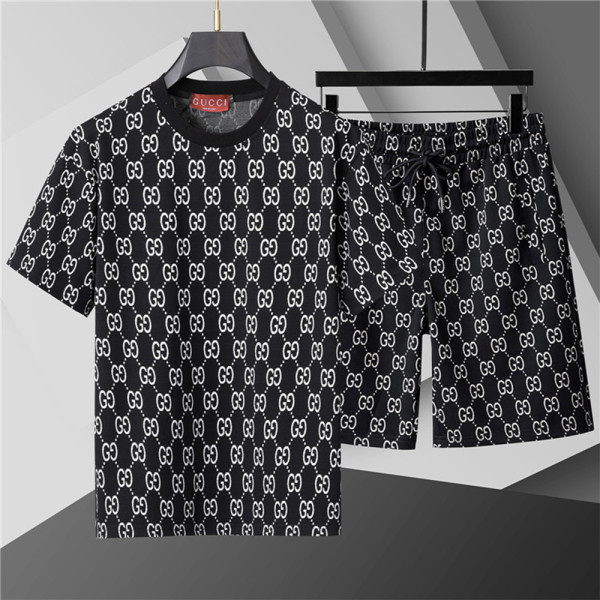 Gucci, Men's Short Set, Black