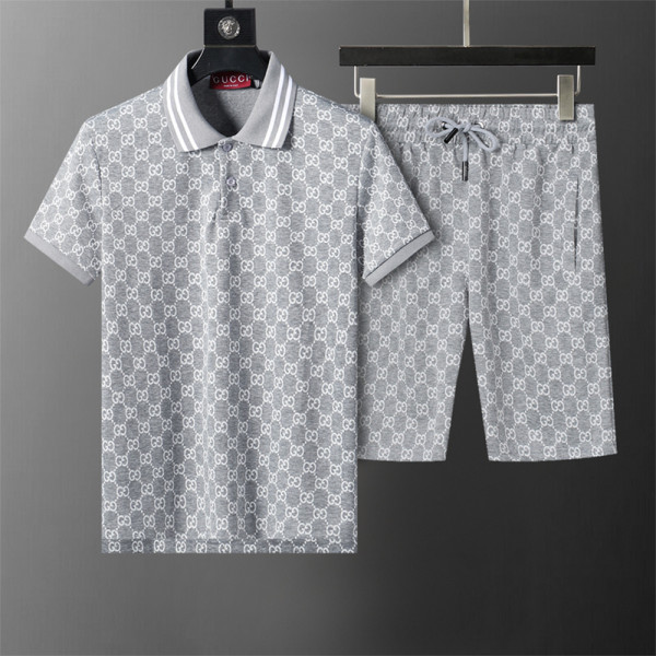 Gucci, Men's Short Set, Grey