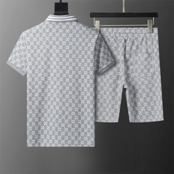 Gucci, Men's Short Set, Grey