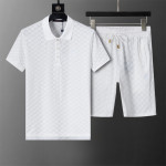 Gucci, Men's Short Set, White