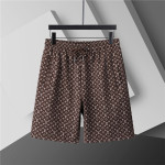 Louis Vuitton, Men's Short Set, Brown