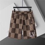 Louis Vuitton, Men's Short Set, Brown