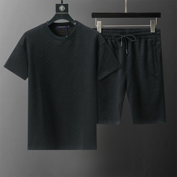 Louis Vuitton, Men's Short Set, Black
