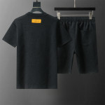 Louis Vuitton, Men's Short Set, Black