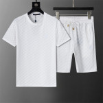 Louis Vuitton, Men's Short Set, White
