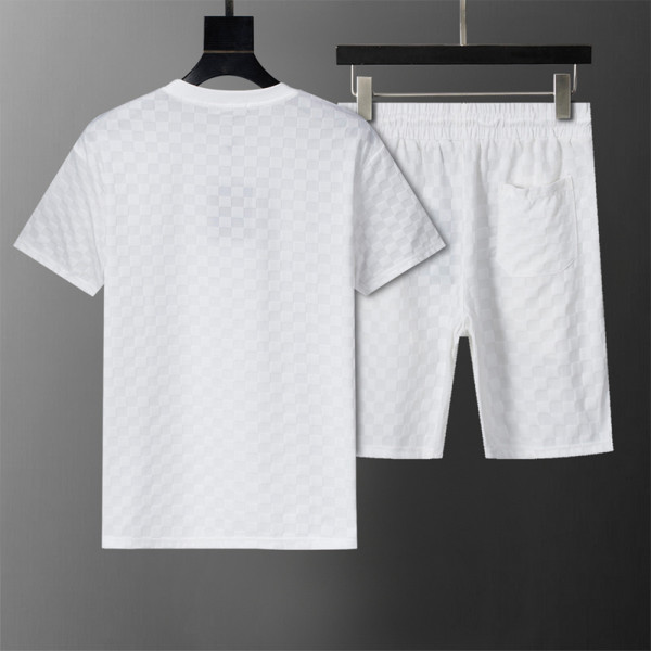 Louis Vuitton, Men's Short Set, White