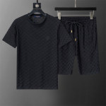 Louis Vuitton, Men's Short Set, Black