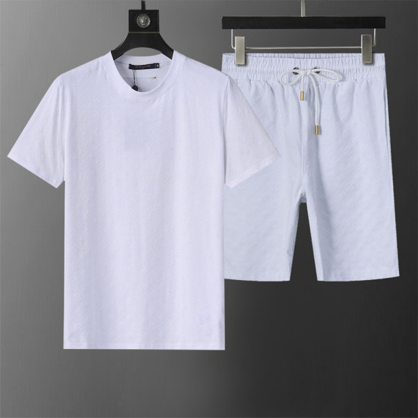 Louis Vuitton, Men's Short Set, White