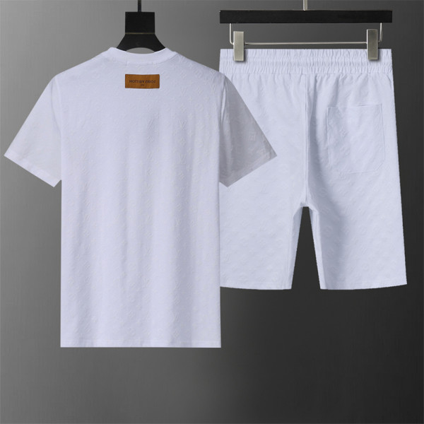 Louis Vuitton, Men's Short Set, White