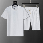 Louis Vuitton, Men's Short Set, White
