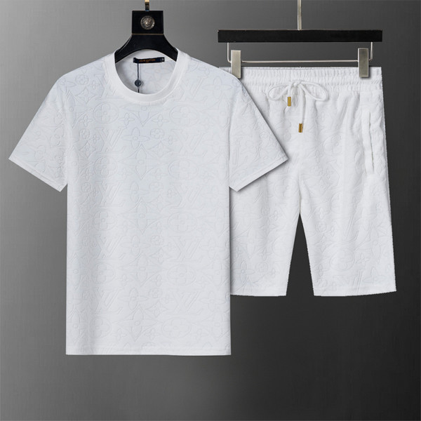 Louis Vuitton, Men's Short Set, White