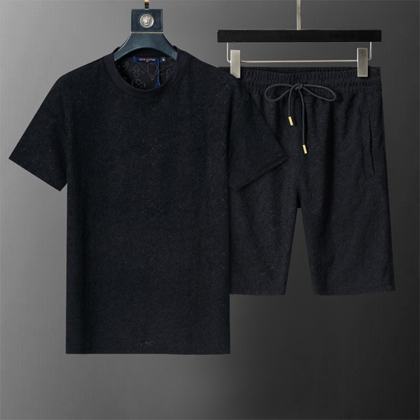 Louis Vuitton, Men's Short Set, Black