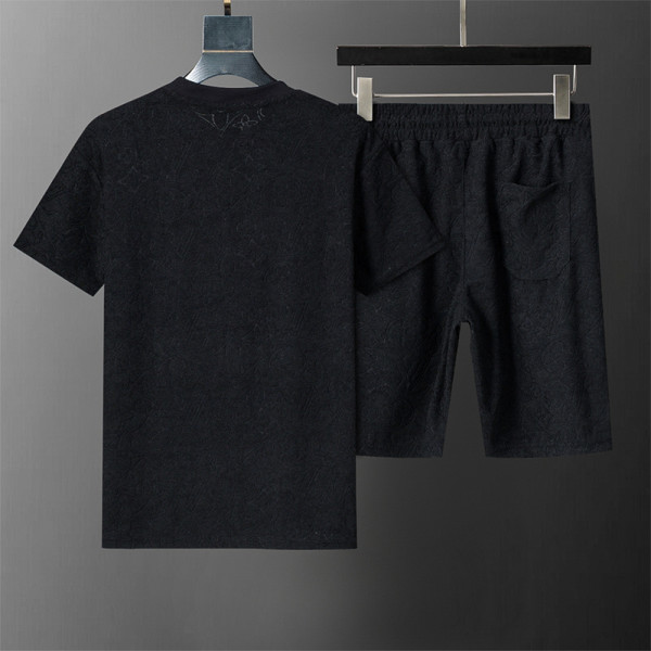 Louis Vuitton, Men's Short Set, Black
