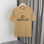 Moncler, Men's T-Shirt, Camel