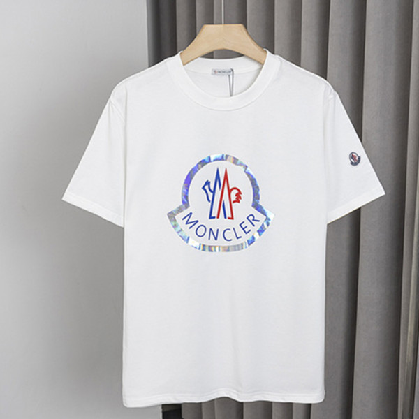 Moncler, Men's T-Shirt, White