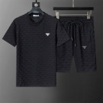 Prada, Men's Short Set, Black