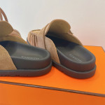 Hermes, Go Mule, Men's Slipper, Camel