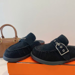 Hermes, Go Mule, Heren Slipper, Zwart