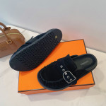 Hermes, Go Mule, Heren Slipper, Zwart