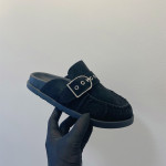 Hermes, Go Mule, Heren Slipper, Zwart