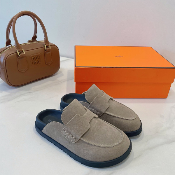 Hermes, Go Mule, Men's Slipper, Grey