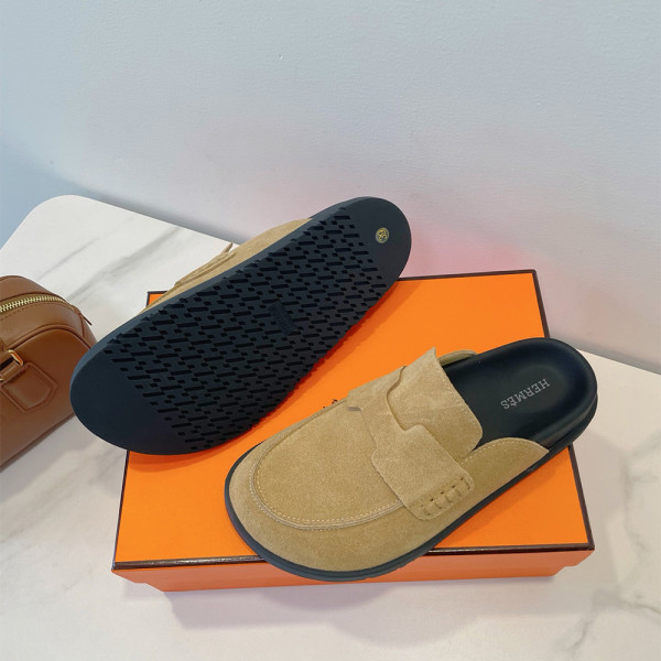 Hermes, Go Mule, Men's Slipper, Camel