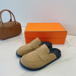 Hermes, Go Mule, Men's Slipper, Camel