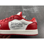 Nike, Travis Scott x Air Jordan, Men's Sneaker, Red