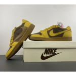 Nike, Travis Scott x Air Jordan, Men's Sneaker, Yellow
