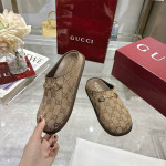 Gucci, Women's Slipper, Brown