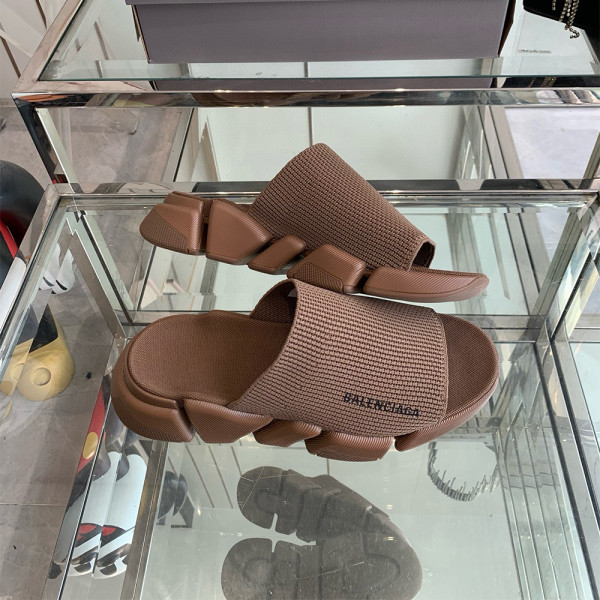 Balenciaga, Speed, Women's Slipper, Brown